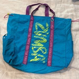 Zumba Fitness Teal and Purple Tote Bag